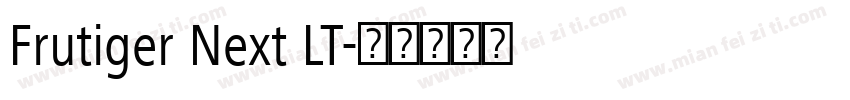 Frutiger Next LT字体转换